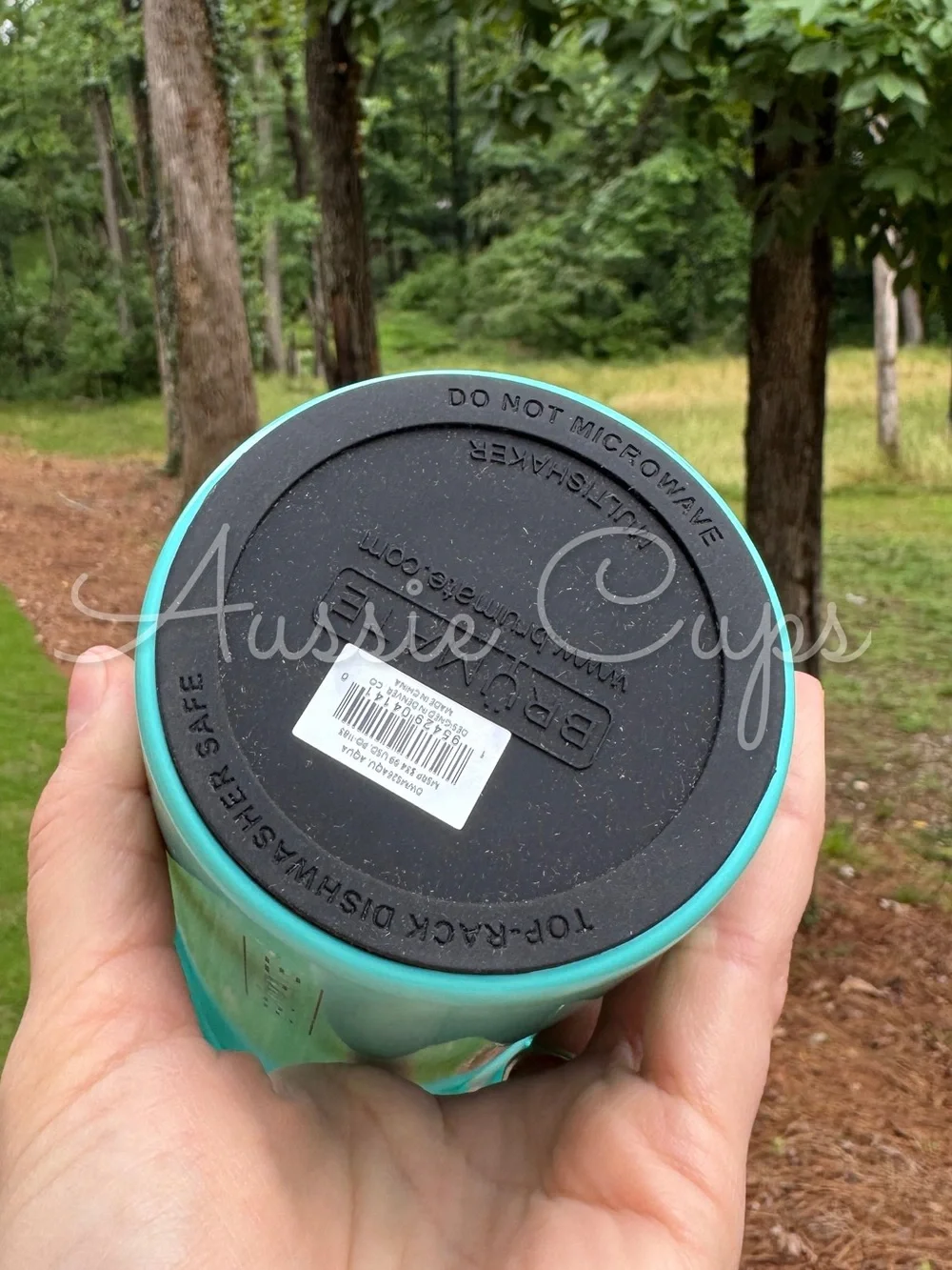 Aqua BrüMate Multi Shaker Tumbler — Turquoise light blue color, flawed